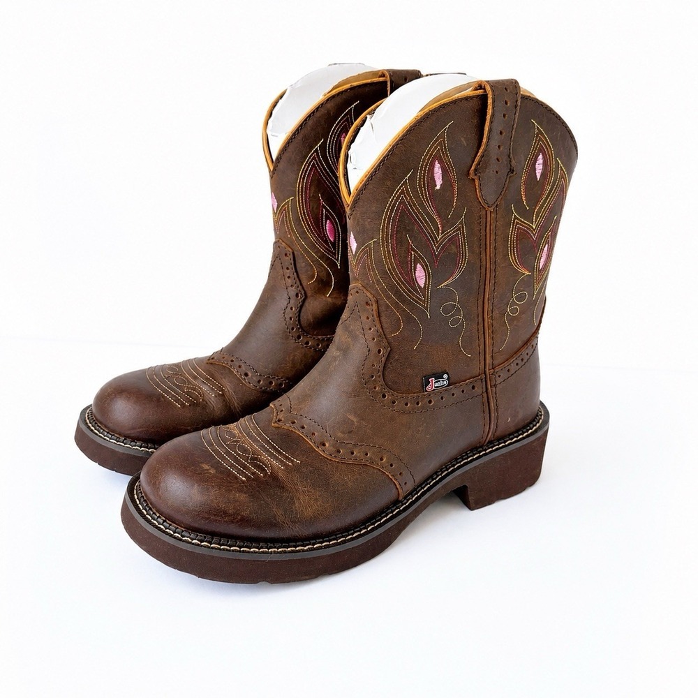 Justin Gypsy Gemma Boots Womens Size 10B Cowgirl Western Rodeo GY9526